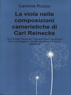 cover image of La viola nelle composizioni cameristiche di Carl Reinecke